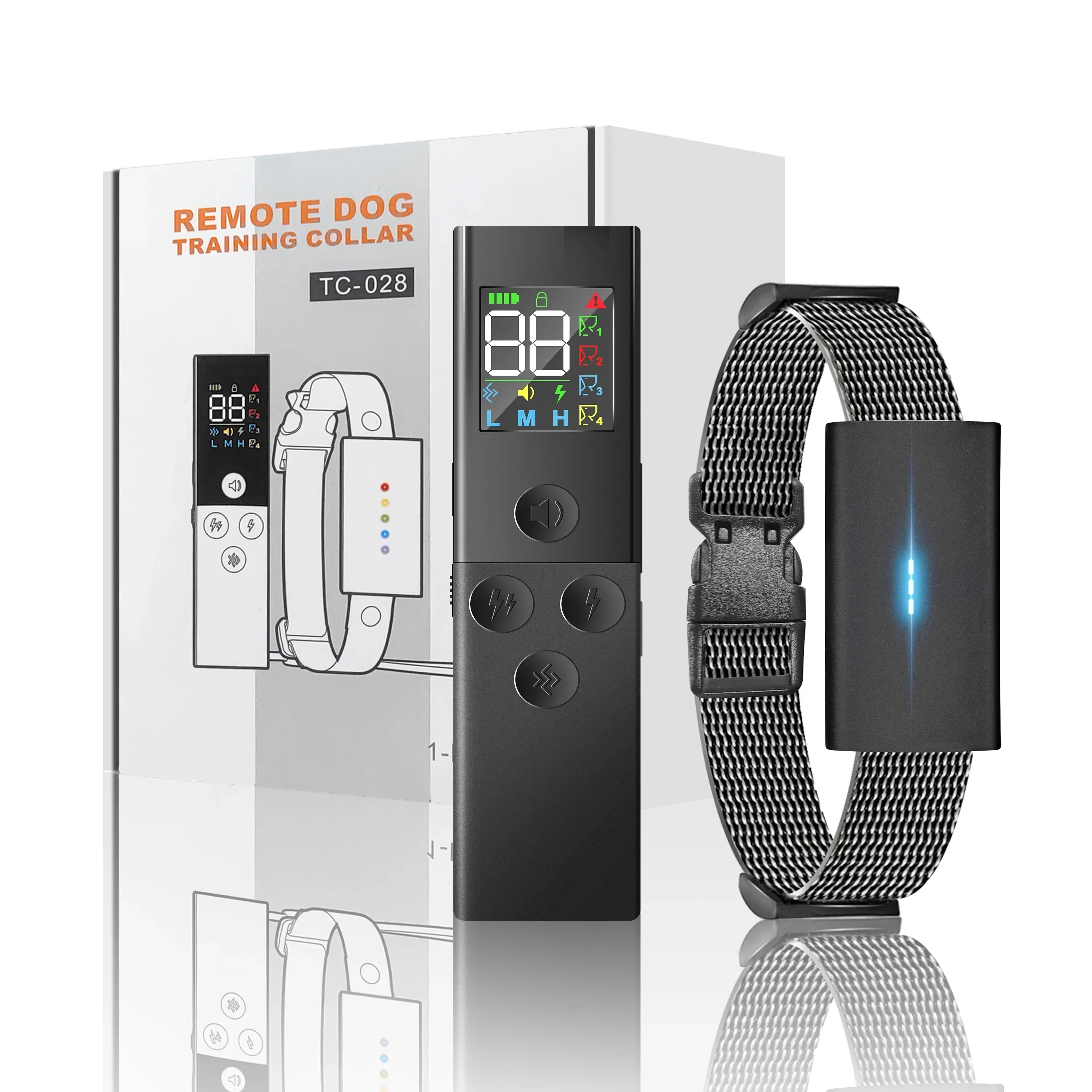 New Color Screen Pet Dog Smart Training Collar with Remote, Electric Shock Collar, Training Collar with Beep Vibration Shock
New Color Screen Pet Dog Smart Training Collar with Remote, Electric Shock Collar, Training Collar with Beep Vibration Shock