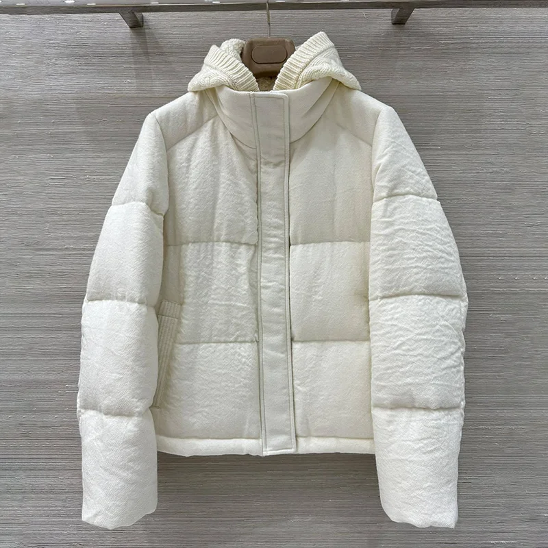 High-quality women's patchwork fabric coat - warm and comfortable winter clothing Zipper single-button 25100888
High-quality women's patchwork fabric coat - warm and comfortable winter clothing Zipper single-button 25100888