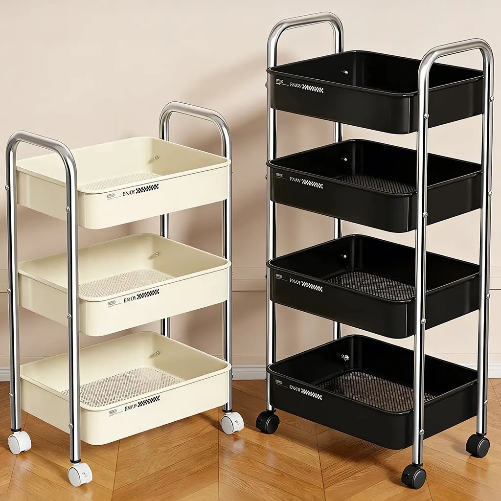 Multi-Functional Multi-Layer Storage Rack Snack Cart Bedroom Living Room Mobile Bookbag Bookshelf Stand Simple Style Carbon S...
Multi-Functional Multi-Layer Storage Rack Snack Cart Bedroom Living Room Mobile Bookbag Bookshelf Stand Simple Style Carbon S...