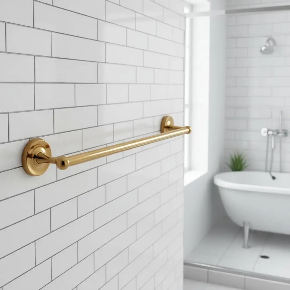 24-Inch Classic Towel Bar in Polished Brass
24-Inch Classic Towel Bar in Polished Brass