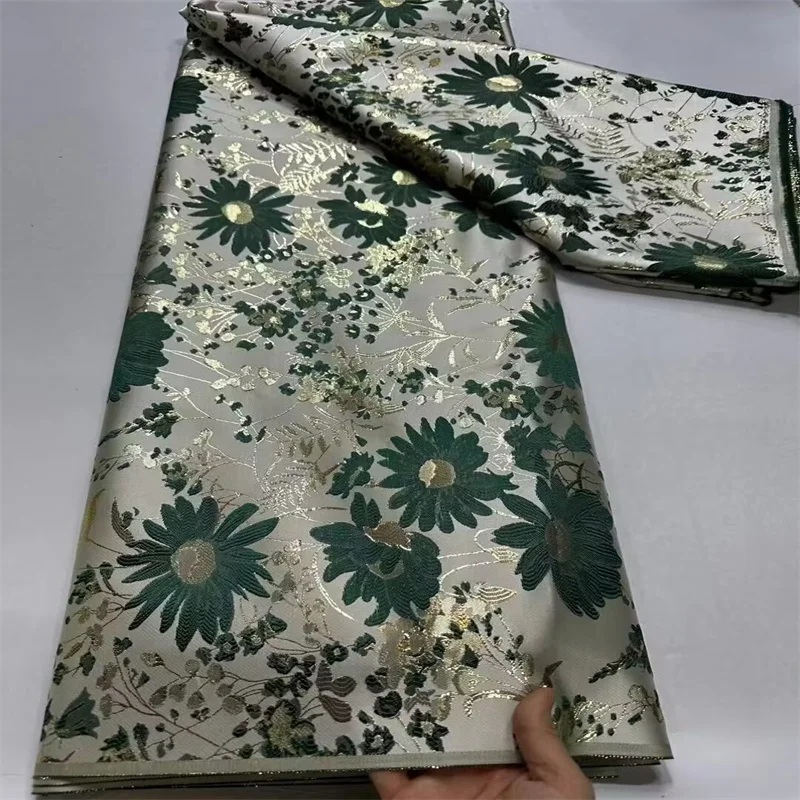 Новое поступление, французская парчовая жаккардовая кружевная ткань, зеленая высококачественная африканская кружевная ткань из органзы для свадебного вечернего платья, материал
Новое поступление, французская парчовая жаккардовая кружевная ткань, зеленая высококачественная африканская кружевная ткань из органзы для свадебного вечернего платья, материал