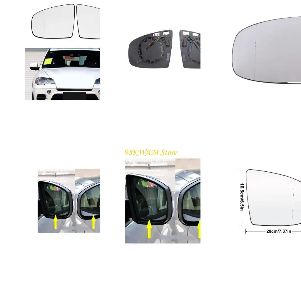 1 Pair Gray Tinted Rearview Mirror Lens for E70 E71 E72 51167174981 51167174982 68UF
1 Pair Gray Tinted Rearview Mirror Lens for E70 E71 E72 51167174981 51167174982 68UF