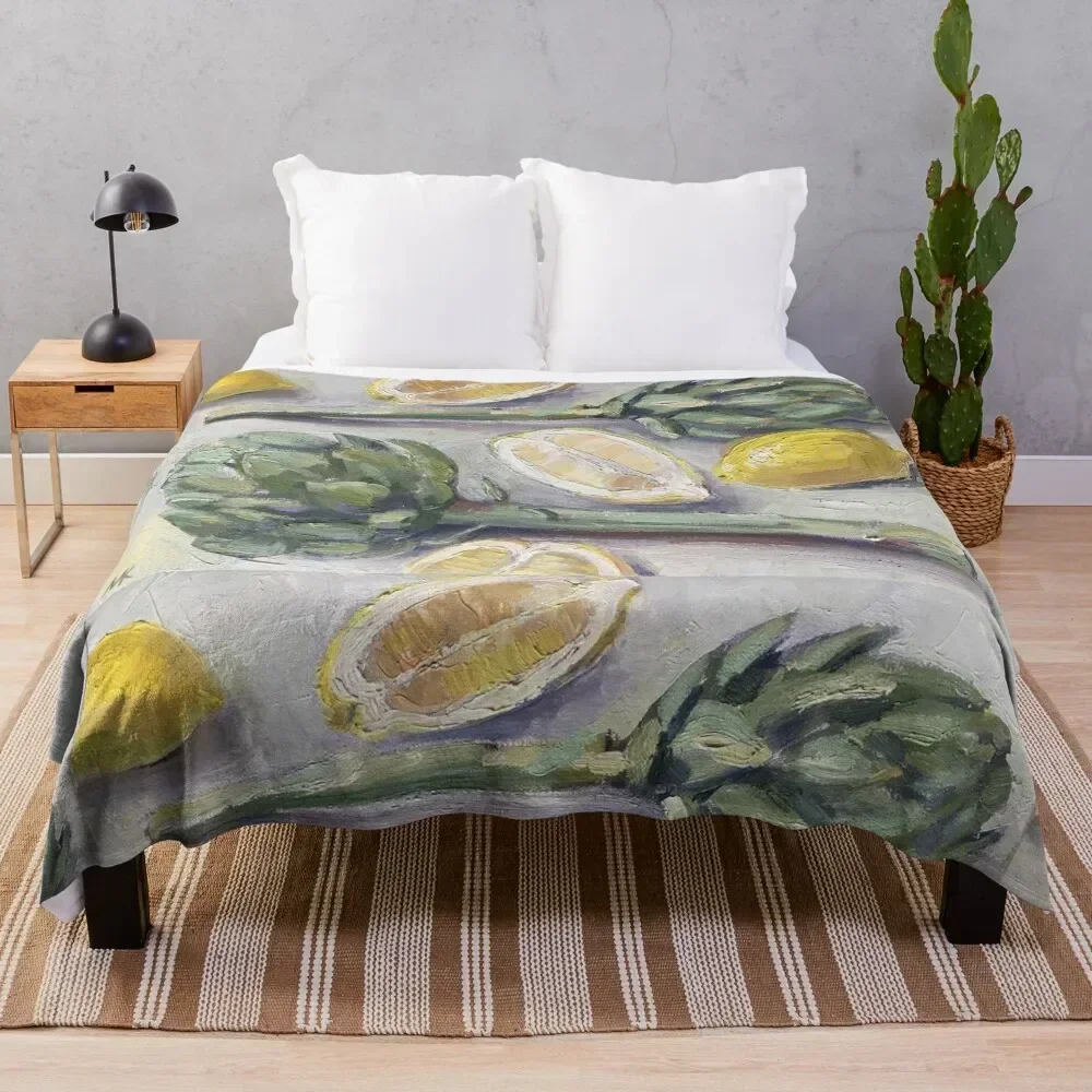 Artichokes and Lemons Summer Still Life Throw Blanket Flannel Fabric halloween Flannel Blankets
Artichokes and Lemons Summer Still Life Throw Blanket Flannel Fabric halloween Flannel Blankets