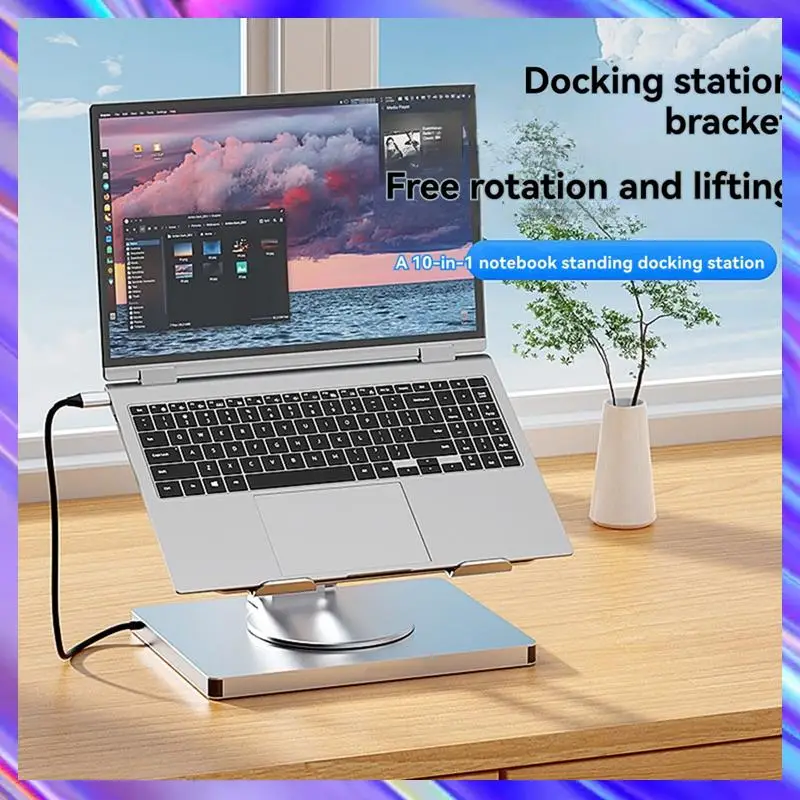 10-портовая док-станция с USB-концентратором, устройство чтения карт RJ45 для ноутбука, складной универсальный держатель кронштейна
10-портовая док-станция с USB-концентратором, устройство чтения карт RJ45 для ноутбука, складной универсальный держатель кронштейна