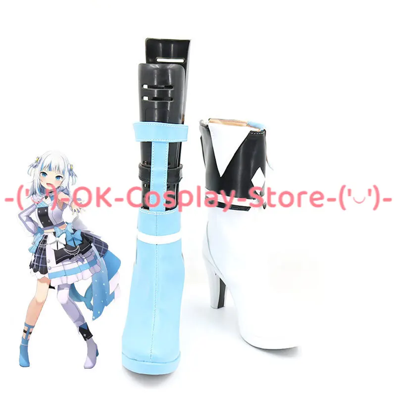 Gawr Gura Cosplay Shoes Vtuber Cosplay Props PU Leather Shoes Halloween Carnival Boots Custom Made
Gawr Gura Cosplay Shoes Vtuber Cosplay Props PU Leather Shoes Halloween Carnival Boots Custom Made