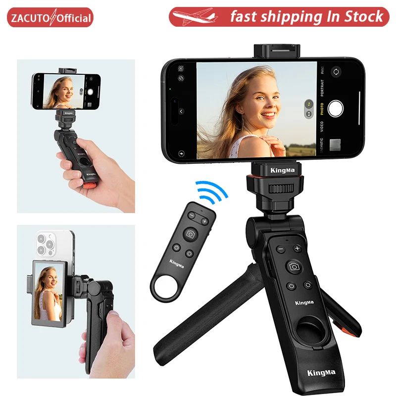 KingMa Vlog Selfie Monitor Screen Bracket for iPhone 15 14 13 Pro Max Smartphone Video Bluetooth remote control Phone Holder
KingMa Vlog Selfie Monitor Screen Bracket for iPhone 15 14 13 Pro Max Smartphone Video Bluetooth remote control Phone Holder