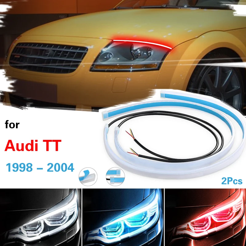 Car LED DRL Ultra-thin Daytime Running Lights Flexible Waterproof For Audi TT 1998-2004 Auto Turn Signal Yellow Brake Side Light
Car LED DRL Ultra-thin Daytime Running Lights Flexible Waterproof For Audi TT 1998-2004 Auto Turn Signal Yellow Brake Side Light