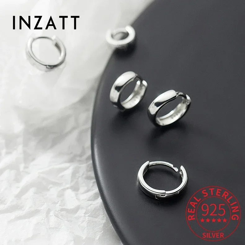 INZATT настоящее серебро 925 пробы круглые серьги-кольца для модных женщин вечерние ювелирные изделия в стиле панк минималистичные геометрические аксессуары
INZATT настоящее серебро 925 пробы круглые серьги-кольца для модных женщин вечерние ювелирные изделия в стиле панк минималистичные геометрические аксессуары