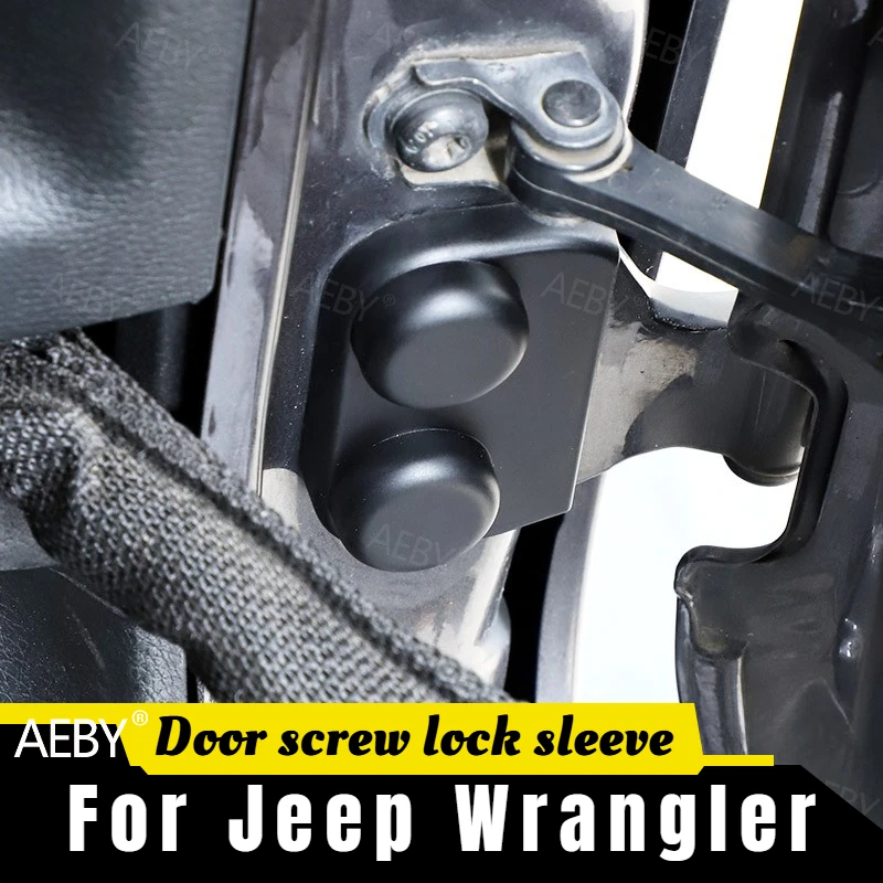 For Jeep Wrangler 2018-2025 Car door screw cover rust proof and weather resistant,Door screw lock sleeve,Door lock ABS,interior
For Jeep Wrangler 2018-2025 Car door screw cover rust proof and weather resistant,Door screw lock sleeve,Door lock ABS,interior