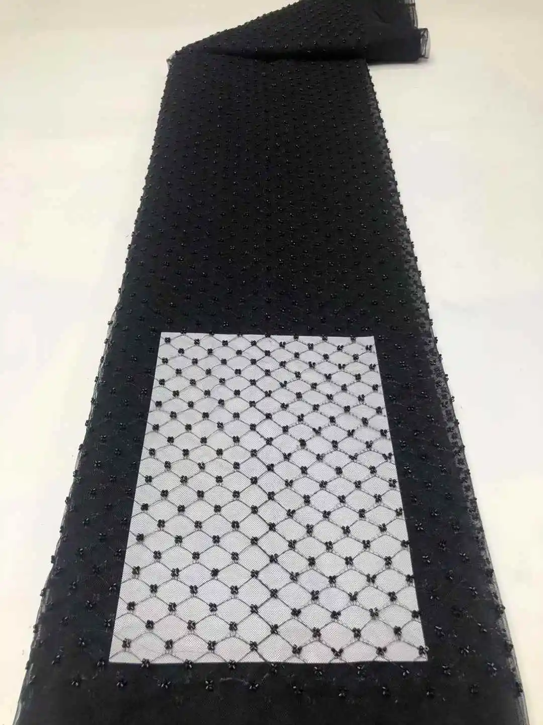 New Design Beautiful Nigerian Lace African Beaded Tulle Lace Fabric 2025 High Quality 5 Yards African French Tulle Lace Fabric
New Design Beautiful Nigerian Lace African Beaded Tulle Lace Fabric 2025 High Quality 5 Yards African French Tulle Lace Fabric
