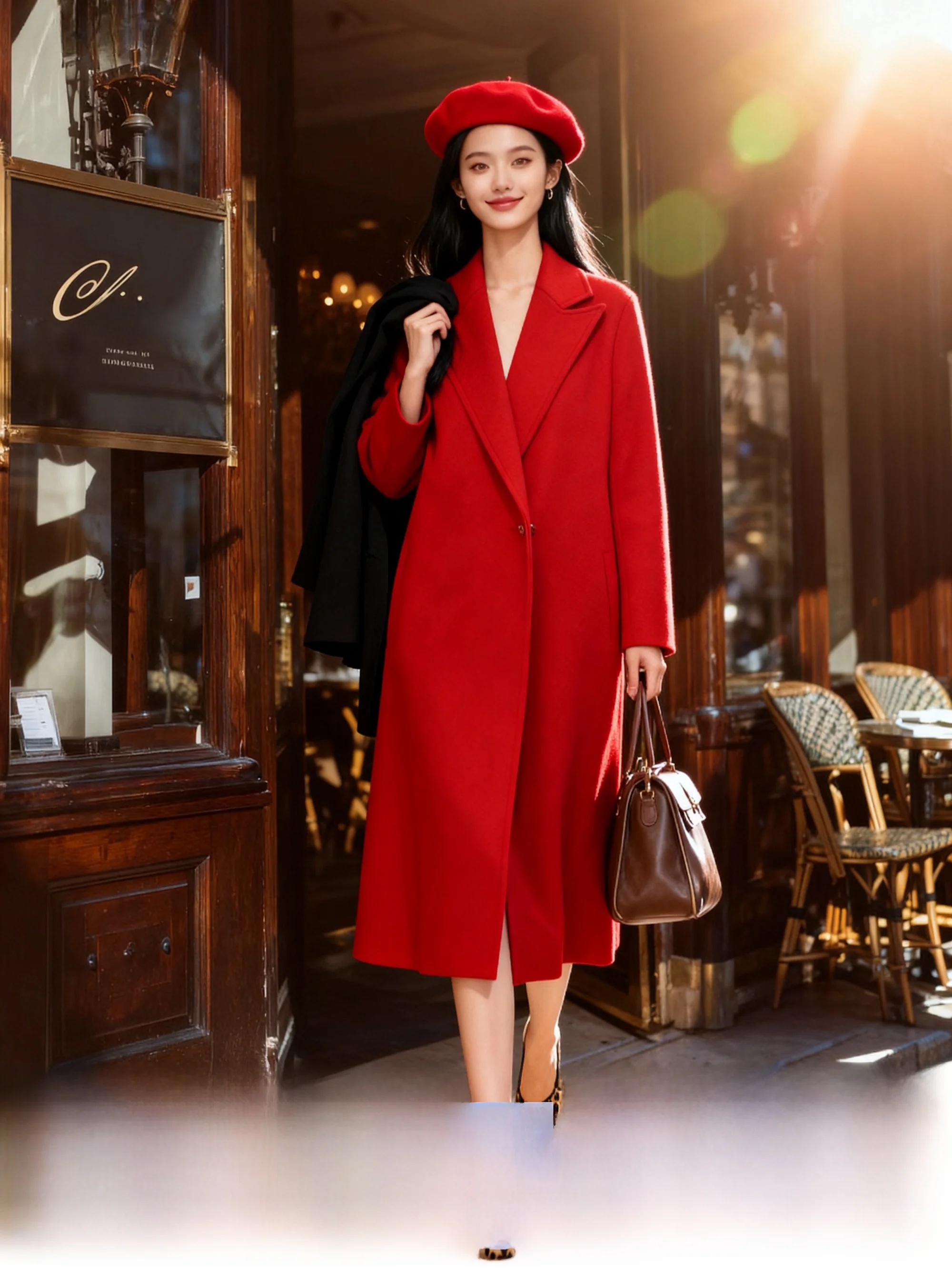 Luy Red Woolen Coat 50% Wool 50% Polyester Long Sve French Vintage Sle Wedding Dr Coat White Enhancing Red
Luy Red Woolen Coat 50% Wool 50% Polyester Long Sve French Vintage Sle Wedding Dr Coat White Enhancing Red