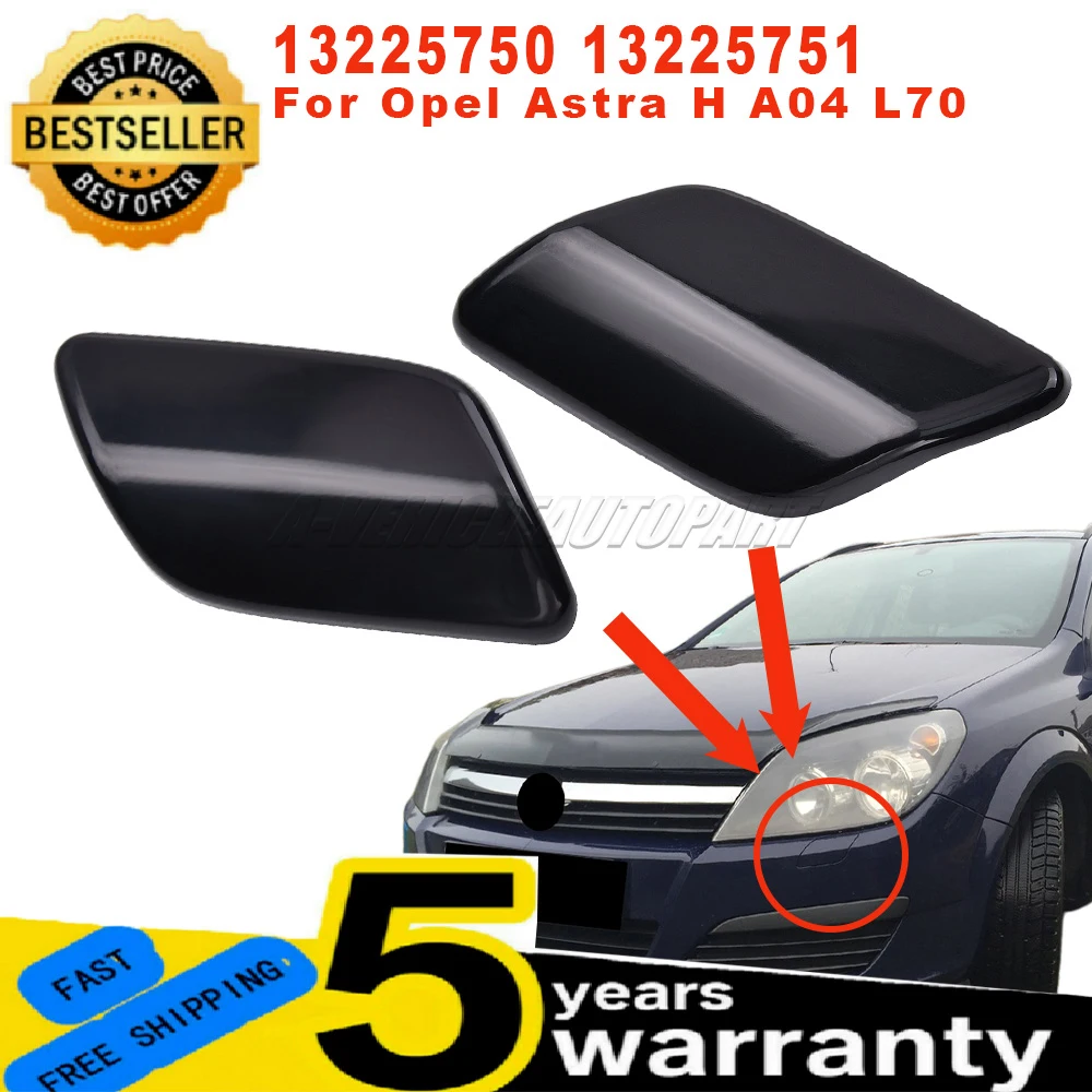 New 13225750 13225751 For Opel Astra H A04 L70 Front Bumper Headlamp Cleaning Aperture Cover left right black car accessories
New 13225750 13225751 For Opel Astra H A04 L70 Front Bumper Headlamp Cleaning Aperture Cover left right black car accessories