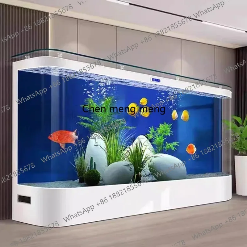 Ornamental Fish Modern Aquarium Entrance Hall Indoors Hotel New Style Aquarium Simplicity Customizable Furniture Acquario
Ornamental Fish Modern Aquarium Entrance Hall Indoors Hotel New Style Aquarium Simplicity Customizable Furniture Acquario