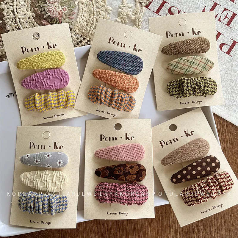 Fabric Plaid Waterdrop Clip for Little Girls Side Hair Accessories Non Slip Soft Sweet Farm Style Daily Lightweight Accessories
Fabric Plaid Waterdrop Clip for Little Girls Side Hair Accessories Non Slip Soft Sweet Farm Style Daily Lightweight Accessories