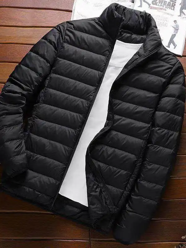Men's Winter Lightweight down Cotton Jaet ort Hooded Warmth Slim Fit Casual Stand Collar Thin Model Coat Outerwear
Men's Winter Lightweight down Cotton Jaet ort Hooded Warmth Slim Fit Casual Stand Collar Thin Model Coat Outerwear