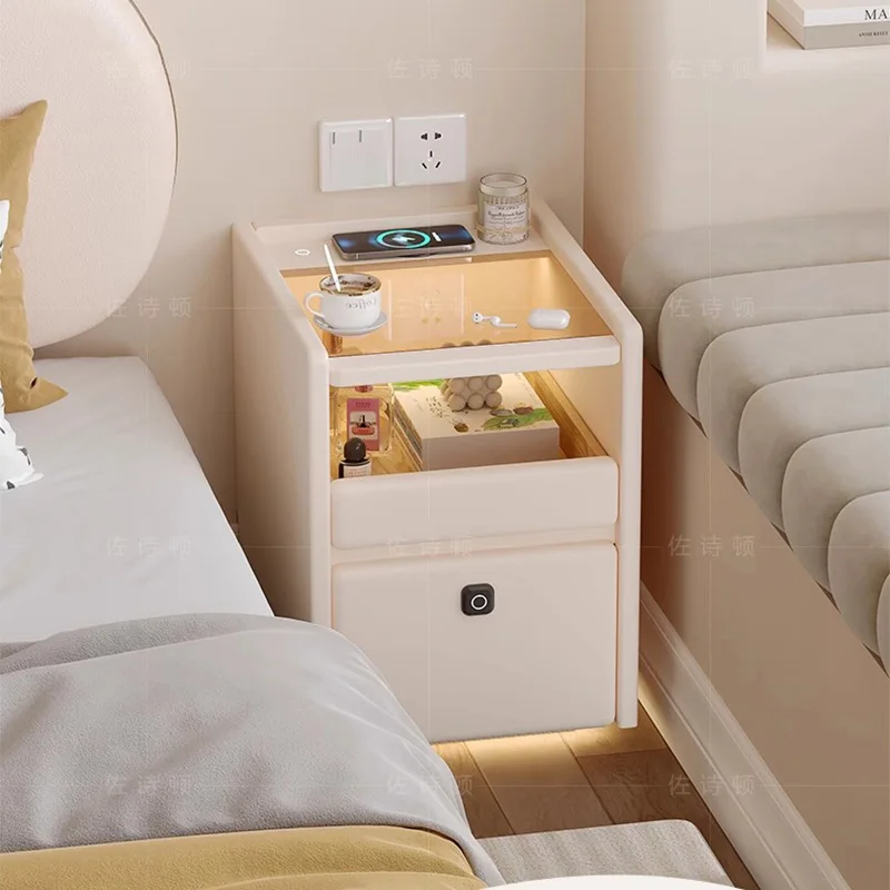 Smart Charging Nightstand Bedroom Mobile Cabinets Luxury Bedside Table Drawers Storage Space Saving Muebles Trendy Furniture
Smart Charging Nightstand Bedroom Mobile Cabinets Luxury Bedside Table Drawers Storage Space Saving Muebles Trendy Furniture
