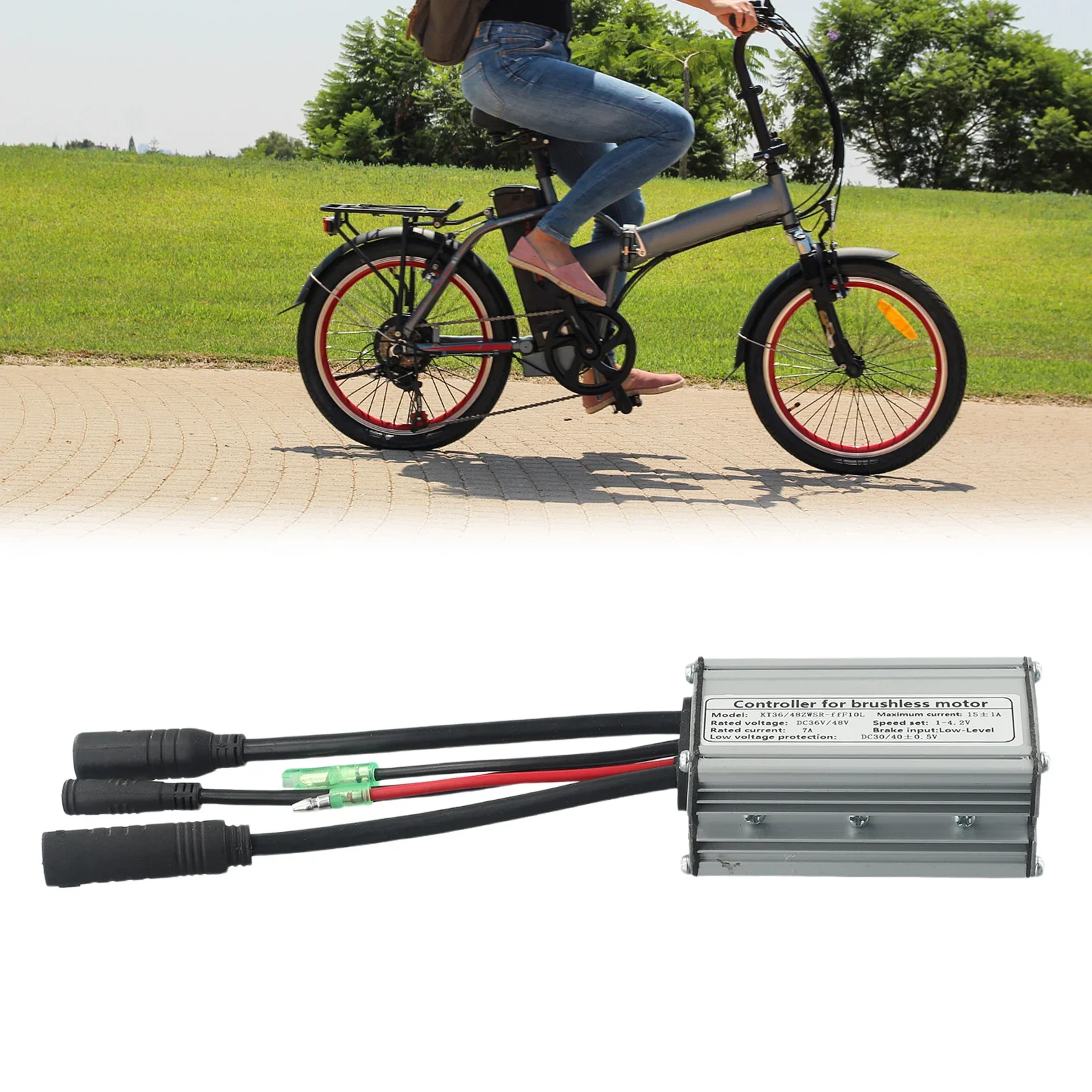Ebike KT Controller 250-750W DC36V/48V KT-15A Electric Bike Controller Replacement Electric Bicycle Accessories
Ebike KT Controller 250-750W DC36V/48V KT-15A Electric Bike Controller Replacement Electric Bicycle Accessories