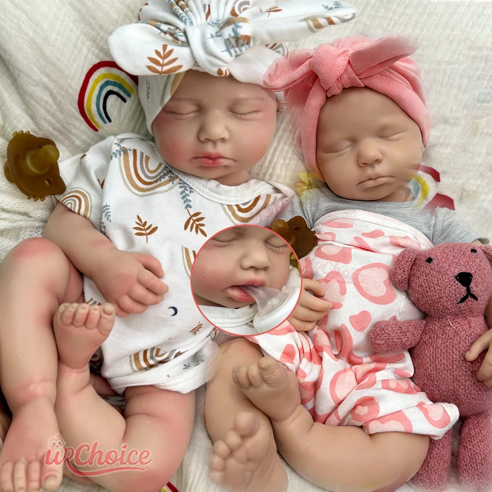 50cm Can Use Pacifiers Loulou Baby Girl/Boy Full Body Silicone Reborn Doll Realistic Newborn Weighted Doll for Collectors Gift
50cm Can Use Pacifiers Loulou Baby Girl/Boy Full Body Silicone Reborn Doll Realistic Newborn Weighted Doll for Collectors Gift