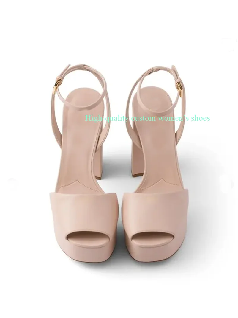 gold Fish Mouth With Exposed Toes Head Extra High Waterproof Platform Summer Shoes High Heels Shallow Women's Luxury Footwear
gold Fish Mouth With Exposed Toes Head Extra High Waterproof Platform Summer Shoes High Heels Shallow Women's Luxury Footwear
