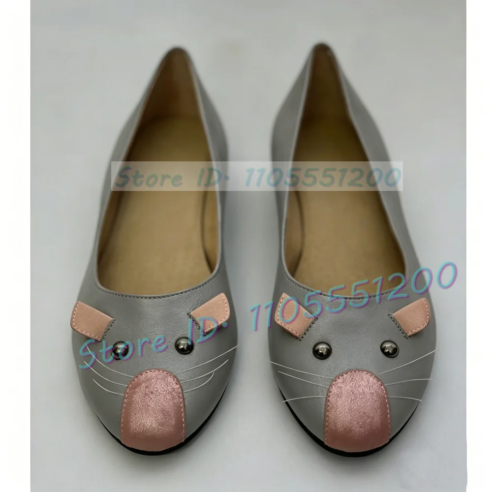 Mouse Head Comfortable Women Flat Shoes Summer Novelty Party Animal Patterns Shoes Ladies Big Size Fashion Custom Ballet Flats
Mouse Head Comfortable Women Flat Shoes Summer Novelty Party Animal Patterns Shoes Ladies Big Size Fashion Custom Ballet Flats
