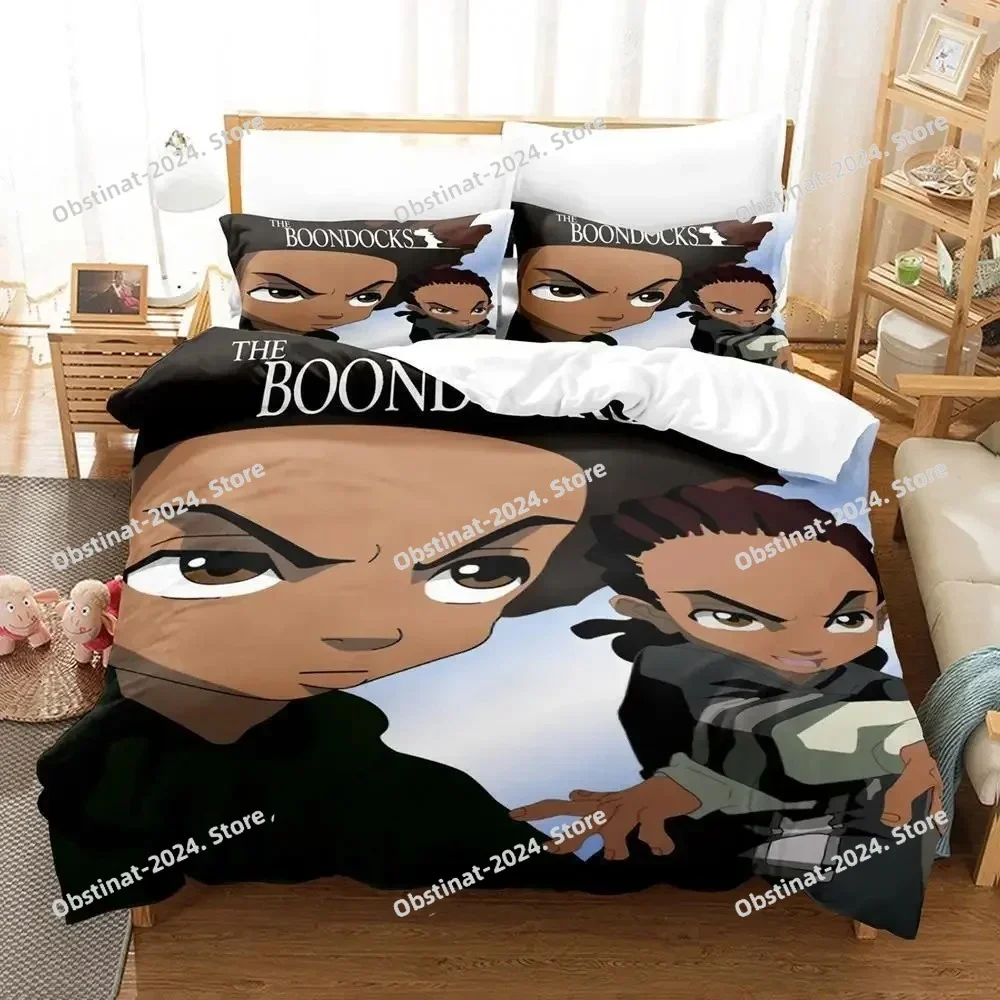 Fashion The Boondocks Bedding Set Printed single Comforter Quilt Bed Cover Duvet Cover Pillow Case 3 Pieces Sets Kids Adult Size
Fashion The Boondocks Bedding Set Printed single Comforter Quilt Bed Cover Duvet Cover Pillow Case 3 Pieces Sets Kids Adult Size
