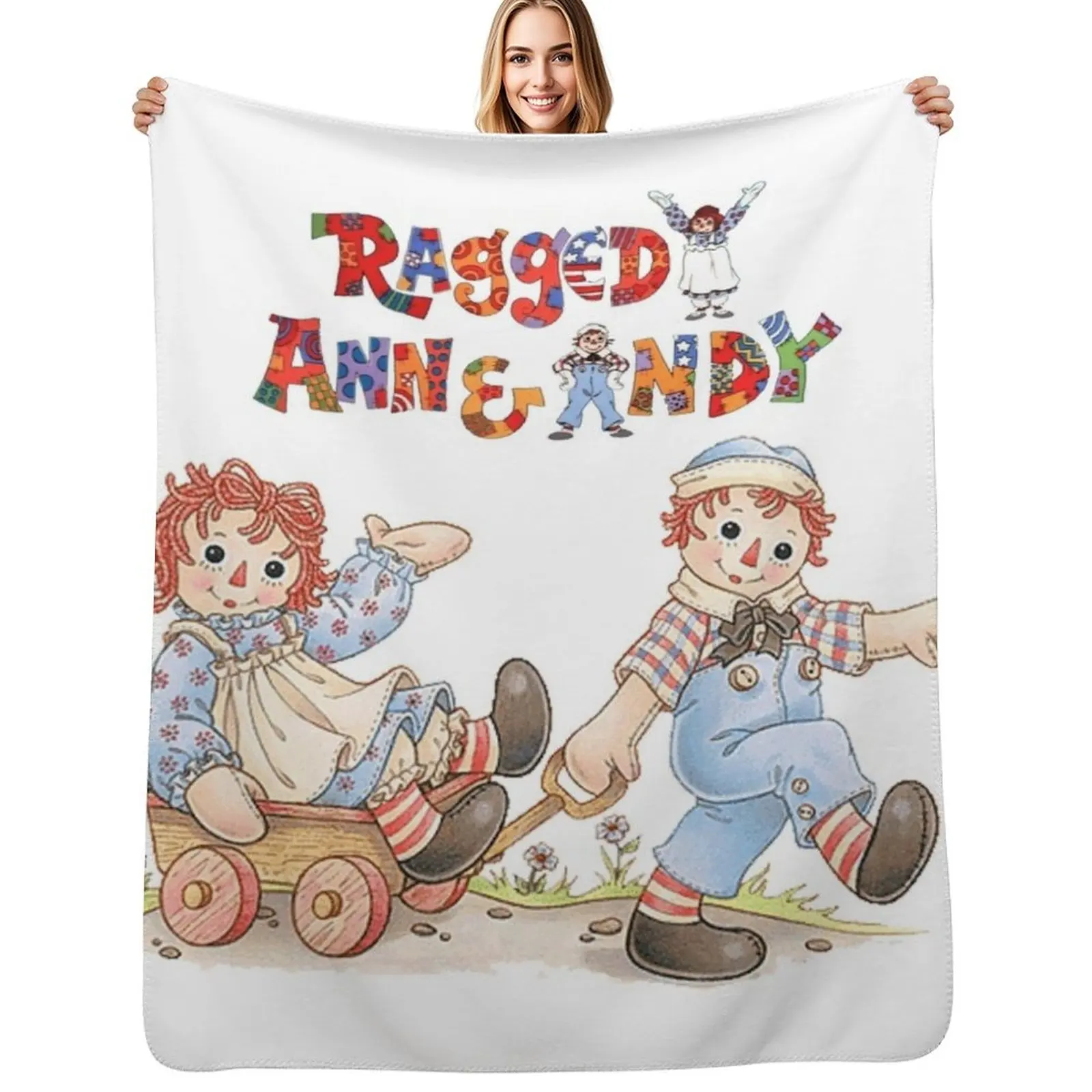 Raggedy Ann And Raggedy Andy Throw Blanket Lightweight Cozy Blanket for Bed Sofa
Raggedy Ann And Raggedy Andy Throw Blanket Lightweight Cozy Blanket for Bed Sofa