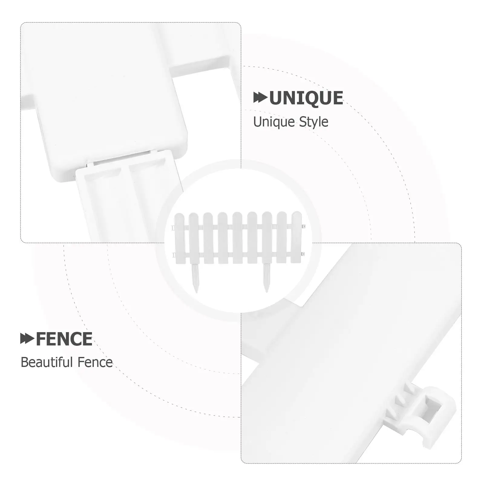 4 Sets 50x20cm Plastic Garden Fence White Picket Fencing for Courtyard Decorative Villa Fences Reusable Durable Cost Saving Easy
4 Sets 50x20cm Plastic Garden Fence White Picket Fencing for Courtyard Decorative Villa Fences Reusable Durable Cost Saving Easy