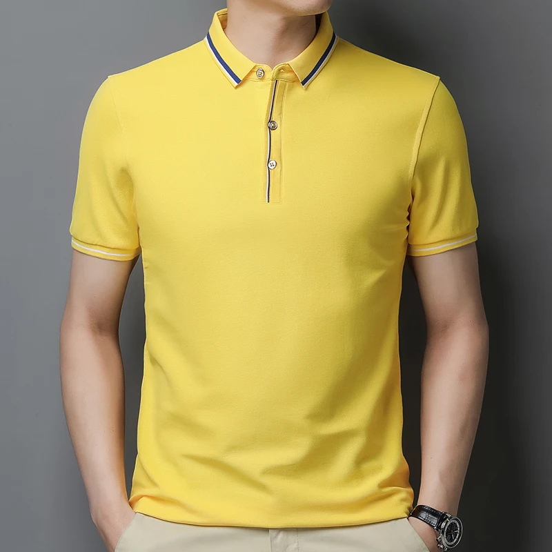 Summer New Arrival Men Polo Shirt Short Sleeve Breathable 65%Cotton Tennis Shirt Casual Slim Fit Tee Tops Luxury T shirt Clothes
Summer New Arrival Men Polo Shirt Short Sleeve Breathable 65%Cotton Tennis Shirt Casual Slim Fit Tee Tops Luxury T shirt Clothes