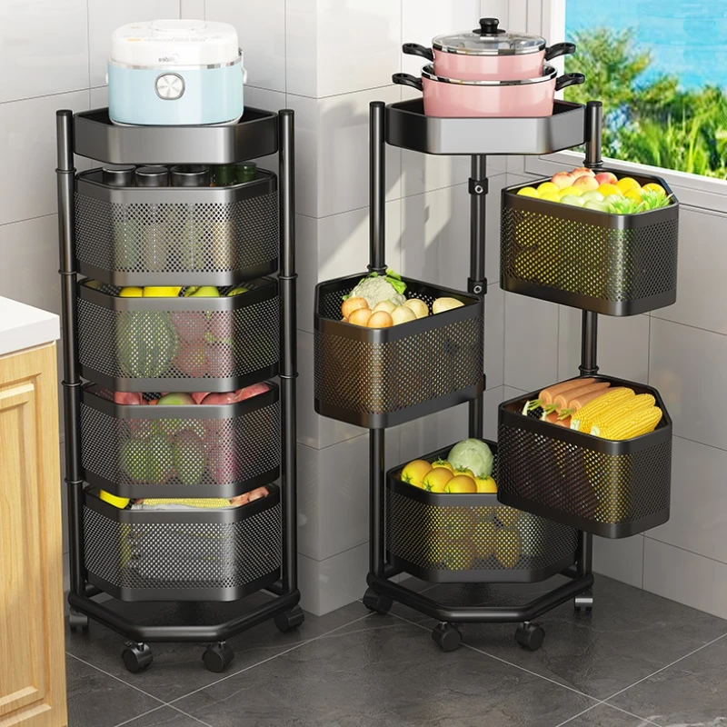 Rotating Storage Rack Kitchen Triangle Storage Rack Floor-Standing Multi-Layer Corner Fruit and Vegetable Basket Storage Rack
Rotating Storage Rack Kitchen Triangle Storage Rack Floor-Standing Multi-Layer Corner Fruit and Vegetable Basket Storage Rack