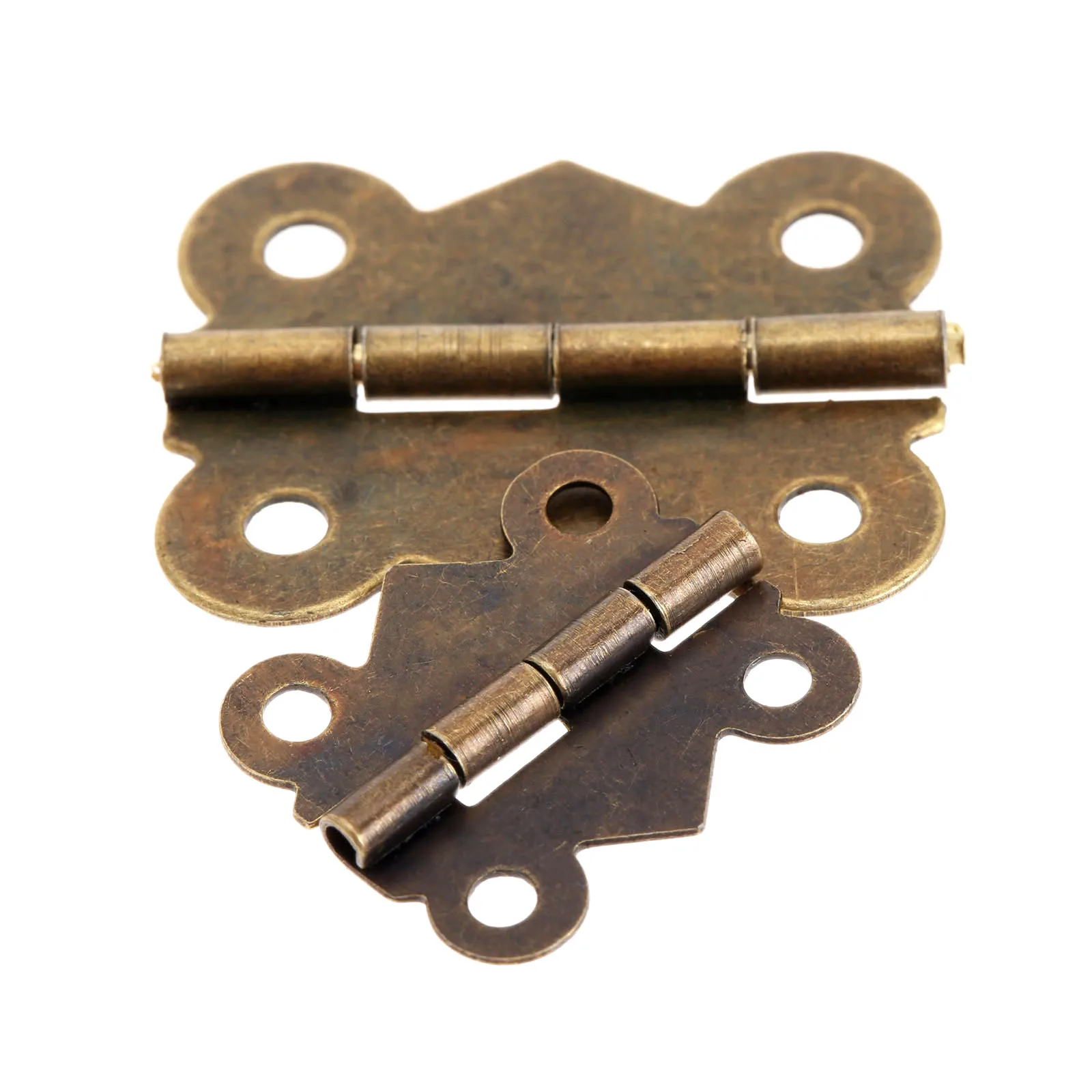 12Pcs Antique Bronze Folding Butt Hinges Mini Iron Butterfly Hinges with Screws for Dollhouse DIY Crafts Wooden Jewelry Tool Box
12Pcs Antique Bronze Folding Butt Hinges Mini Iron Butterfly Hinges with Screws for Dollhouse DIY Crafts Wooden Jewelry Tool Box