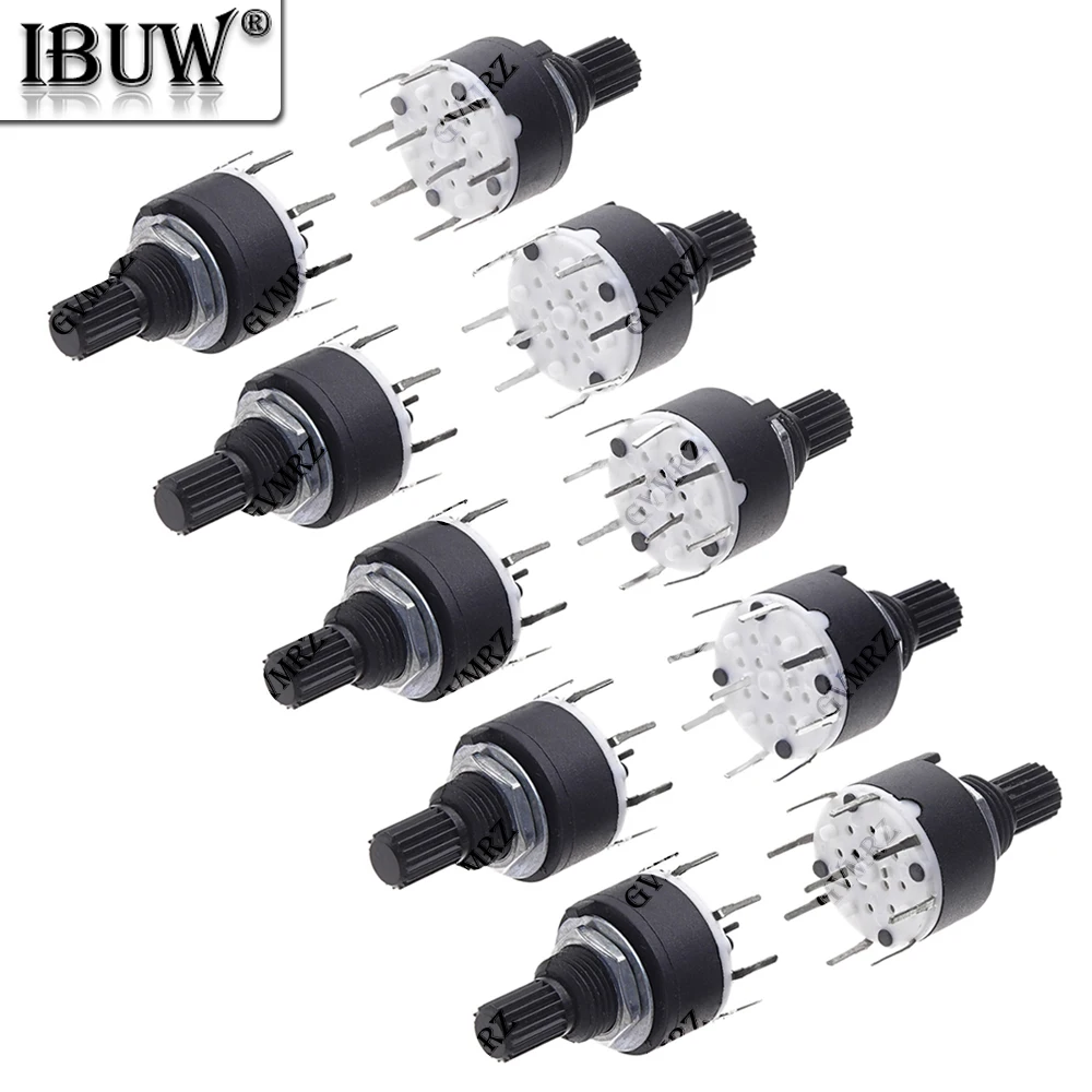 1PCS 2 Pole 3 4 position SR16 Plastic 16MM Rotary Band switch 6 8 Position Handle Length 15MM Axis band switch 15MM 1 Pole 5
1PCS 2 Pole 3 4 position SR16 Plastic 16MM Rotary Band switch 6 8 Position Handle Length 15MM Axis band switch 15MM 1 Pole 5