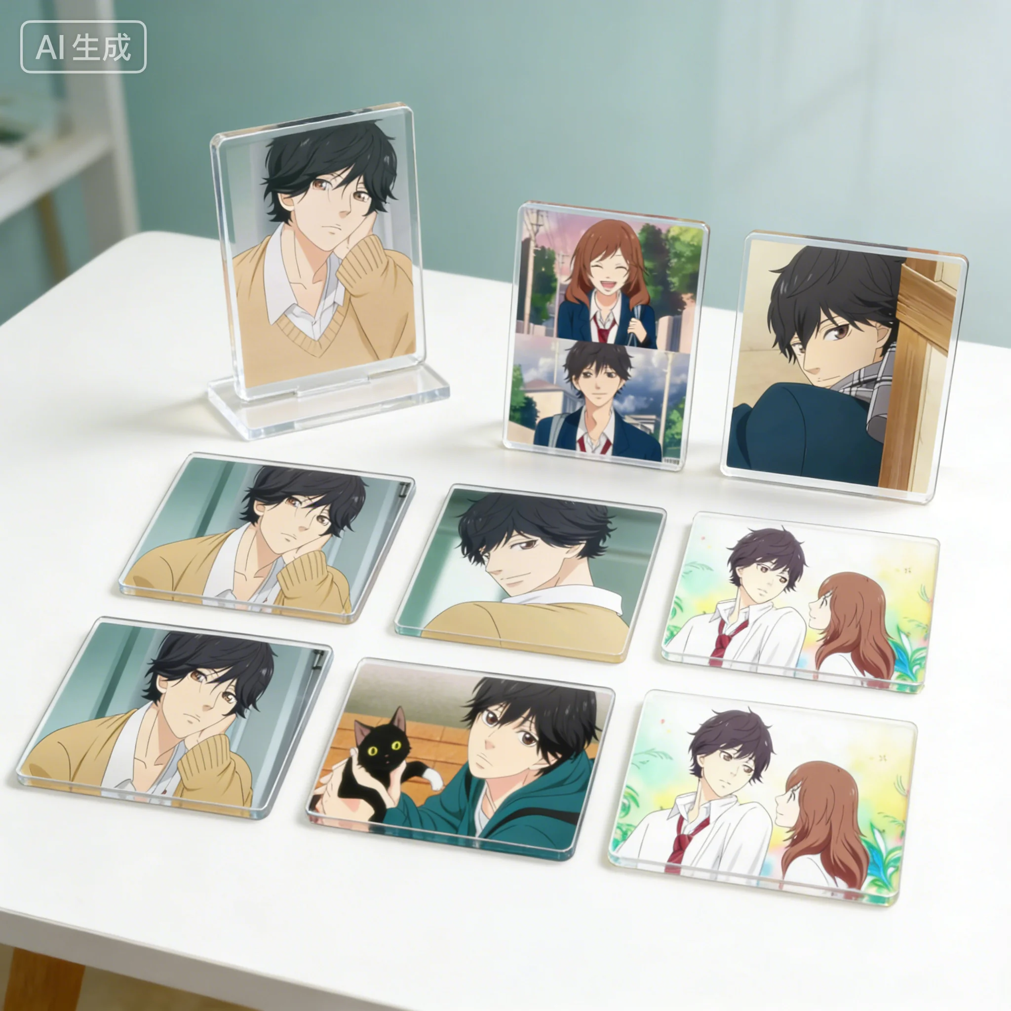 Ao Haru Ride Mabuchi Kou Futaba Yoshioka rectangle Acrylic Stand Model Plate Keychains Desktop Ornament Fans Gifts
Ao Haru Ride Mabuchi Kou Futaba Yoshioka rectangle Acrylic Stand Model Plate Keychains Desktop Ornament Fans Gifts