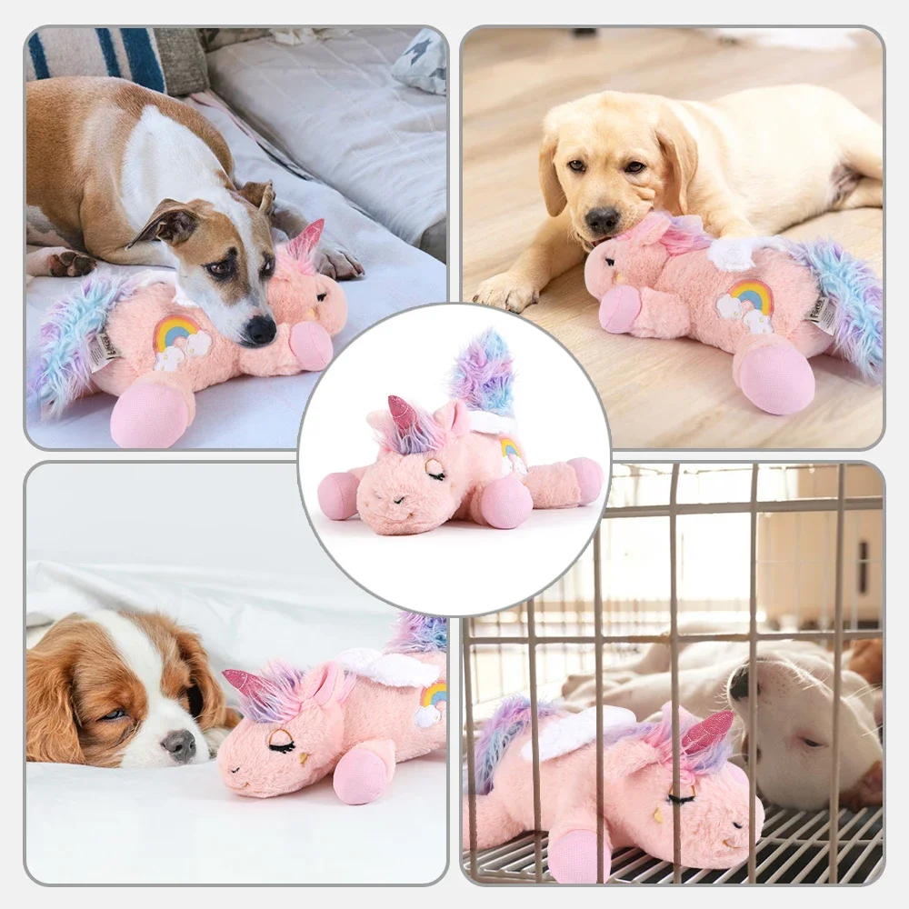 PETFULED Unicorn Heartbeat Dog Toys Plush Toys Comfort Puppy Toys Stress Reducing Sleep Aid Crate Toys, Durable Chew Toys for Do
PETFULED Unicorn Heartbeat Dog Toys Plush Toys Comfort Puppy Toys Stress Reducing Sleep Aid Crate Toys, Durable Chew Toys for Do