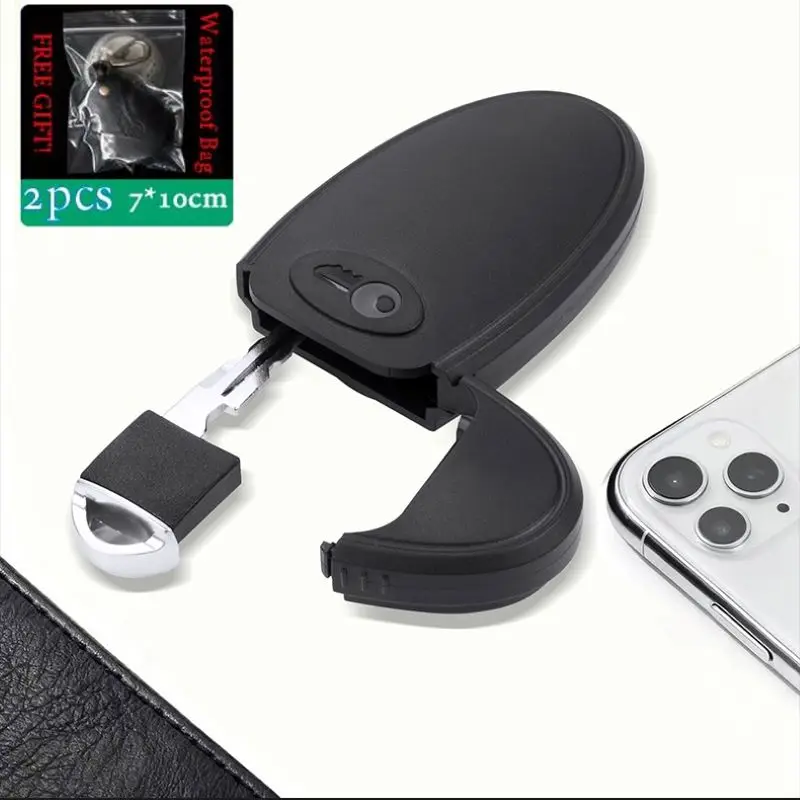 Creative Black Magnetic Car Chassis Spare Key Storage Safe Box Magnetic Key Pouch For Home RV Under-Car Storage Emergency Case
Creative Black Magnetic Car Chassis Spare Key Storage Safe Box Magnetic Key Pouch For Home RV Under-Car Storage Emergency Case