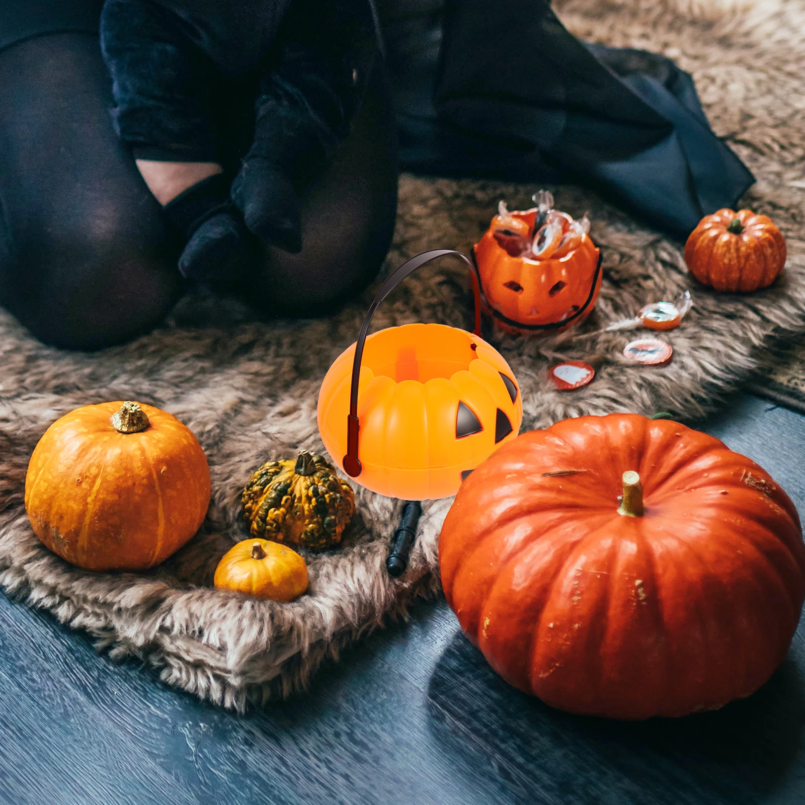 2Pcs Halloween Pumpkin Buckets y Containers Portable Trick Treat Holders Reusable Storage Jars Party Supplies Toy Barrel
2Pcs Halloween Pumpkin Buckets y Containers Portable Trick Treat Holders Reusable Storage Jars Party Supplies Toy Barrel