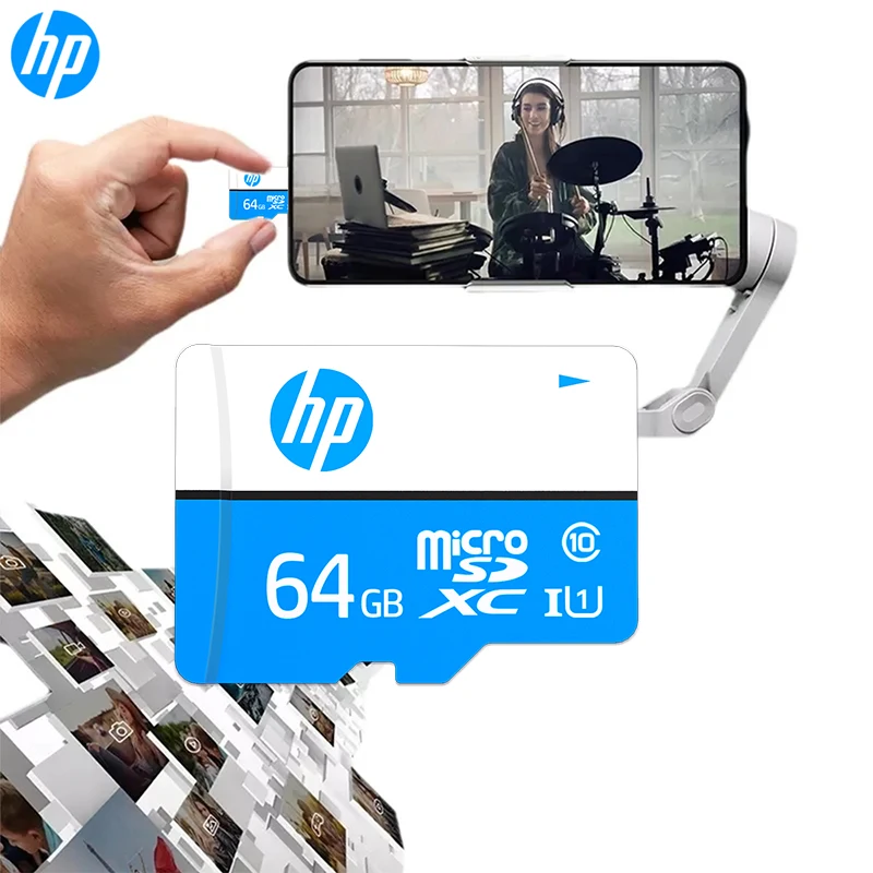 Оригинальная карта HP Micro sd 128 ГБ 32 ГБ 64 ГБ A1 Micro SD Card SD TF Flash Card Карта памяти класса 10 для телефона
Оригинальная карта HP Micro sd 128 ГБ 32 ГБ 64 ГБ A1 Micro SD Card SD TF Flash Card Карта памяти класса 10 для телефона