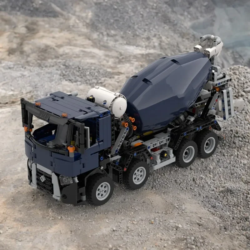 1171 шт. MOC Renaultrs грузовики C цементный миксер строительные блоки DIY развивающая игрушка креативный подарок развивает творчество ребенка операционные
1171 шт. MOC Renaultrs грузовики C цементный миксер строительные блоки DIY развивающая игрушка креативный подарок развивает творчество ребенка операционные