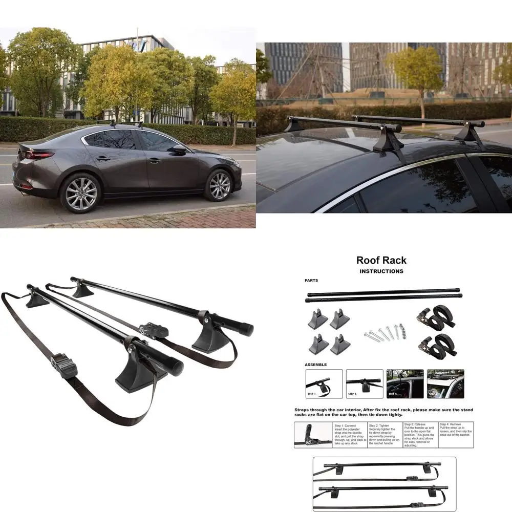 Пара универсальных поперечных баров на крыше для автомобилей
Пара универсальных поперечных баров на крыше для автомобилей