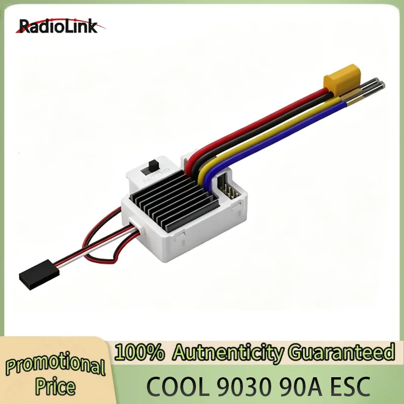 Radiolink Waterproof Brushed ESC COOL 9030 90A Speed Controller with 5.5V/3A 7.5V/3A BEC for Traxxas SCX10 HSP Car Boat Crawler
Radiolink Waterproof Brushed ESC COOL 9030 90A Speed Controller with 5.5V/3A 7.5V/3A BEC for Traxxas SCX10 HSP Car Boat Crawler
