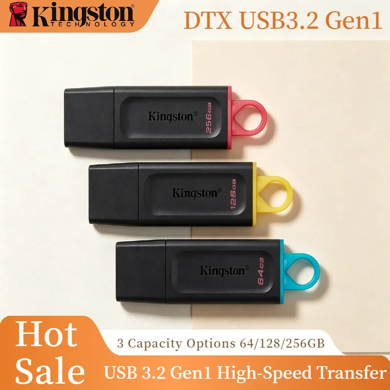 Kingston DTX 32GB 64GB 128GB 256GB USB 3.2 Gen 1 Mini Key Memory Stick for Laptop PC High Speed Flash Drive Pro
Kingston DTX 32GB 64GB 128GB 256GB USB 3.2 Gen 1 Mini Key Memory Stick for Laptop PC High Speed Flash Drive Pro
