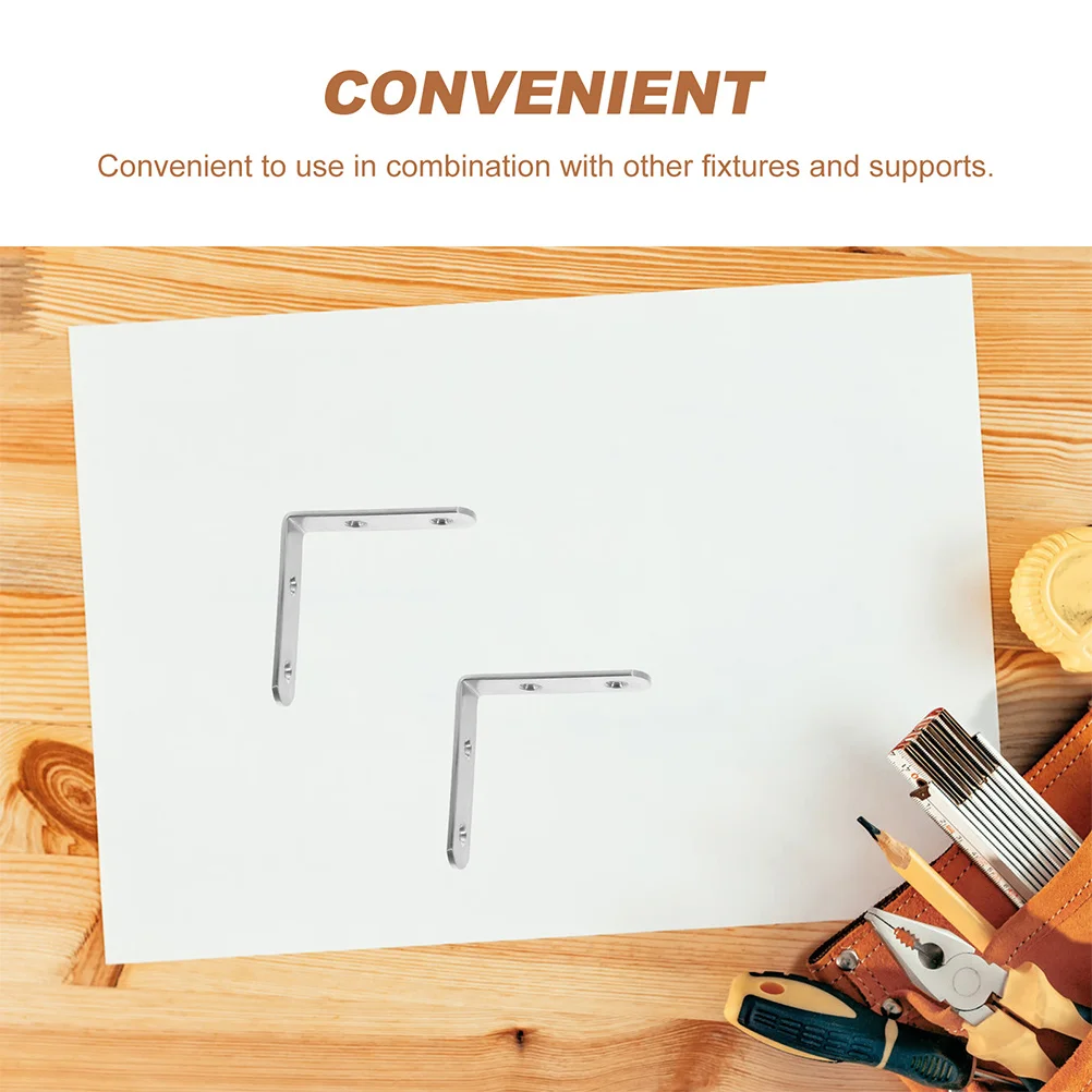 12Pcs Durable Stainless Steel L Brackets Heavyduty Corner Braces for Shelves Cabinets Furniture Support L Brackets for Shelves
12Pcs Durable Stainless Steel L Brackets Heavyduty Corner Braces for Shelves Cabinets Furniture Support L Brackets for Shelves