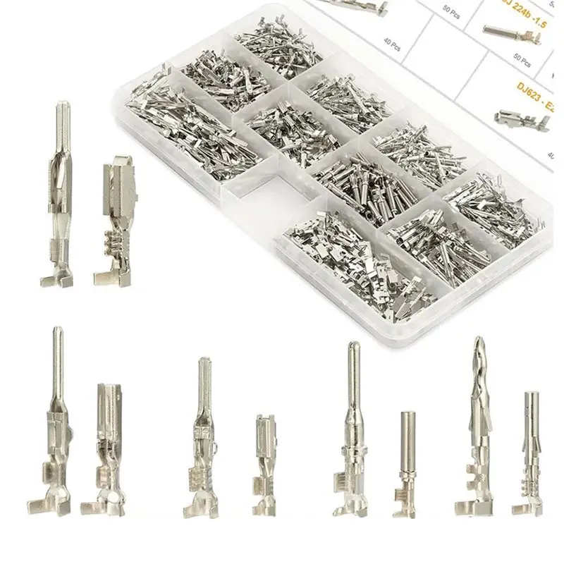 AEF2-440Pcs Automotive Electrical Pin Connectors Kit 1.5- 2.8Mm Pin Terminals Wire Connector Harness For 22-12 Gauge Plug
AEF2-440Pcs Automotive Electrical Pin Connectors Kit 1.5- 2.8Mm Pin Terminals Wire Connector Harness For 22-12 Gauge Plug