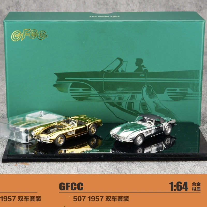 GFCC 1:64,507 1957 комплект из двух автомобилей, чехол для машины, открытый сплав, коллекция моделей автомобилей, подарок 
GFCC 1:64,507 1957 комплект из двух автомобилей, чехол для машины, открытый сплав, коллекция моделей автомобилей, подарок