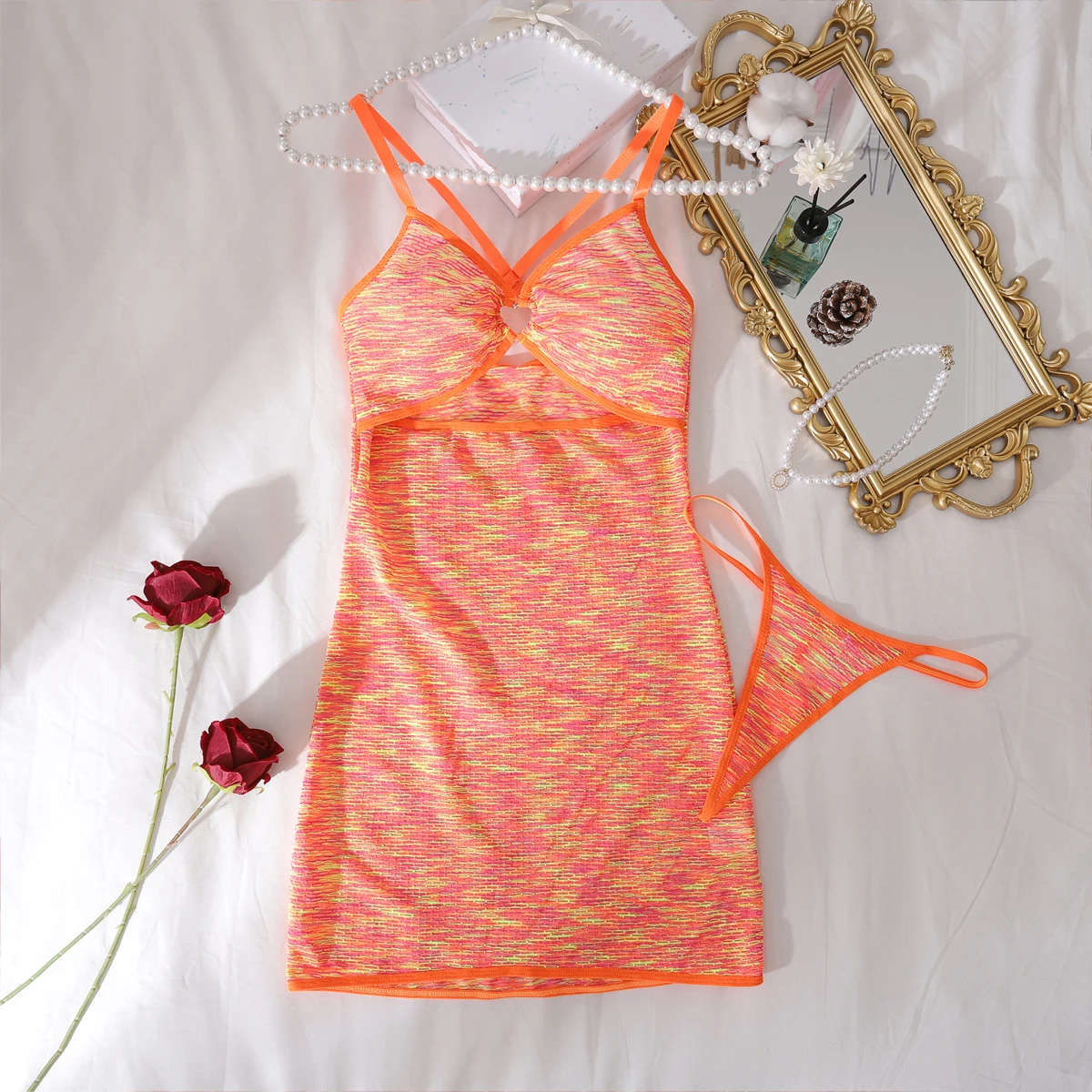 Summer New Product Women's Printed Mesh Mini Dress Sleeveless Backless Pleated Fashion Party Club Short Skirt 2-piece set
Summer New Product Women's Printed Mesh Mini Dress Sleeveless Backless Pleated Fashion Party Club Short Skirt 2-piece set