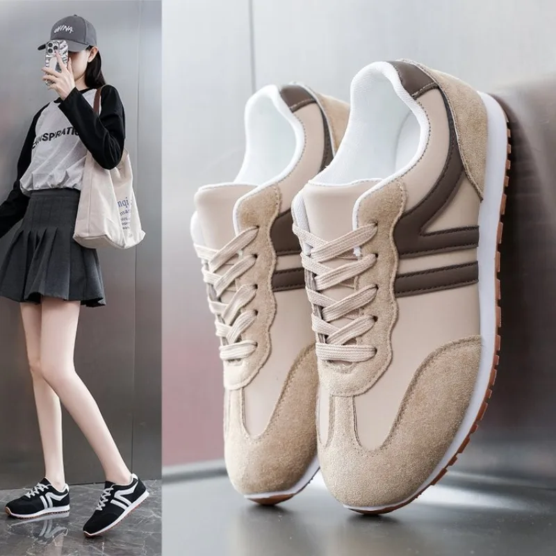 Women's Striped Pattern Lightweight Casual Sneakers Non-Slip Lace-Up Fashion Sports Shoes Comfortable Walking Footwear
Women's Striped Pattern Lightweight Casual Sneakers Non-Slip Lace-Up Fashion Sports Shoes Comfortable Walking Footwear