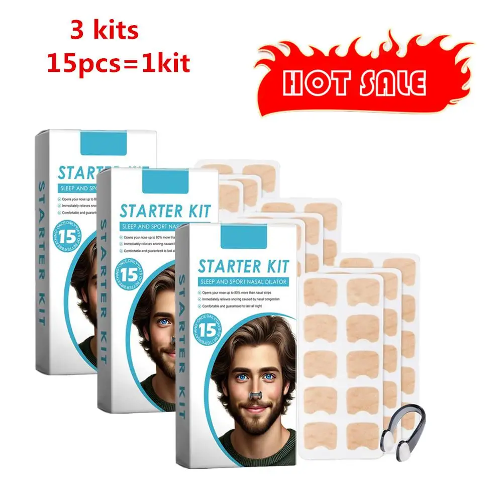 3kits Nasal breathing dilators Magnetic Nasal Strips Increase Air Intake Improve Sleep Quality Reduce Snoring
3kits Nasal breathing dilators Magnetic Nasal Strips Increase Air Intake Improve Sleep Quality Reduce Snoring