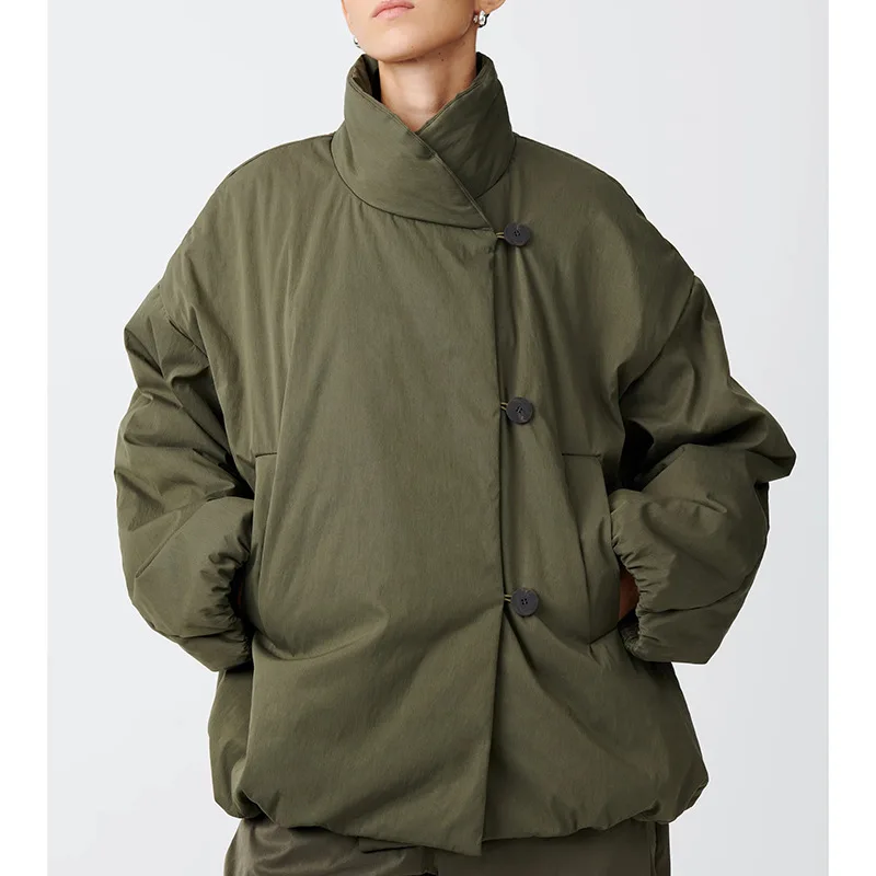 Women'S Harajuku Wind St * Windproof Girdle Waist Cotton Jacket Short Loose Stand-Up Collar Fall And Winter Jacket Cotton 2024
Women'S Harajuku Wind St * Windproof Girdle Waist Cotton Jacket Short Loose Stand-Up Collar Fall And Winter Jacket Cotton 2024