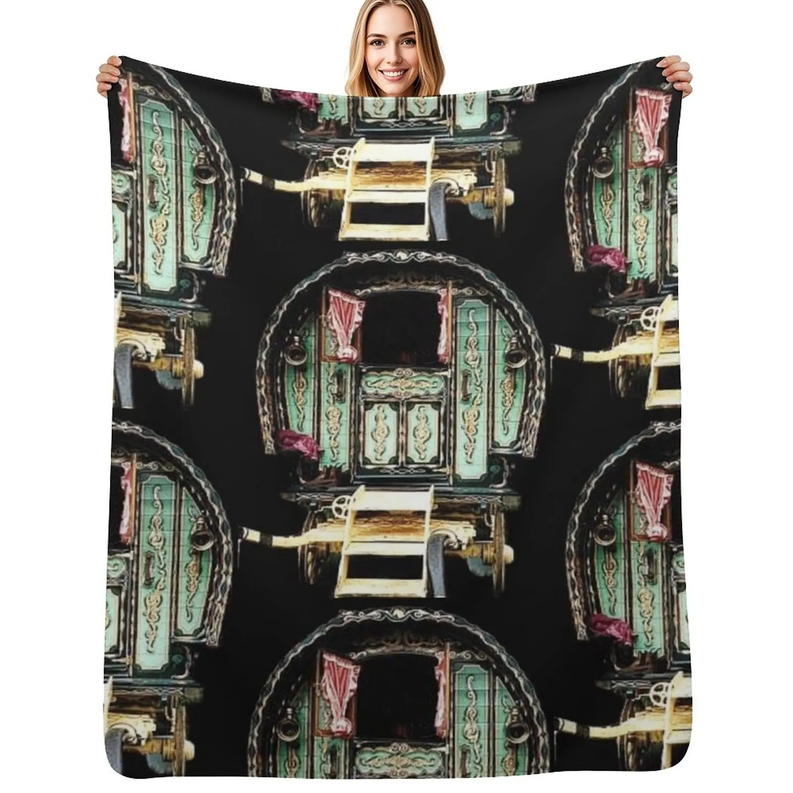 vardo gipsy wagon Throw Blanket Warm Napping Blanket for Office Couch Bed
vardo gipsy wagon Throw Blanket Warm Napping Blanket for Office Couch Bed