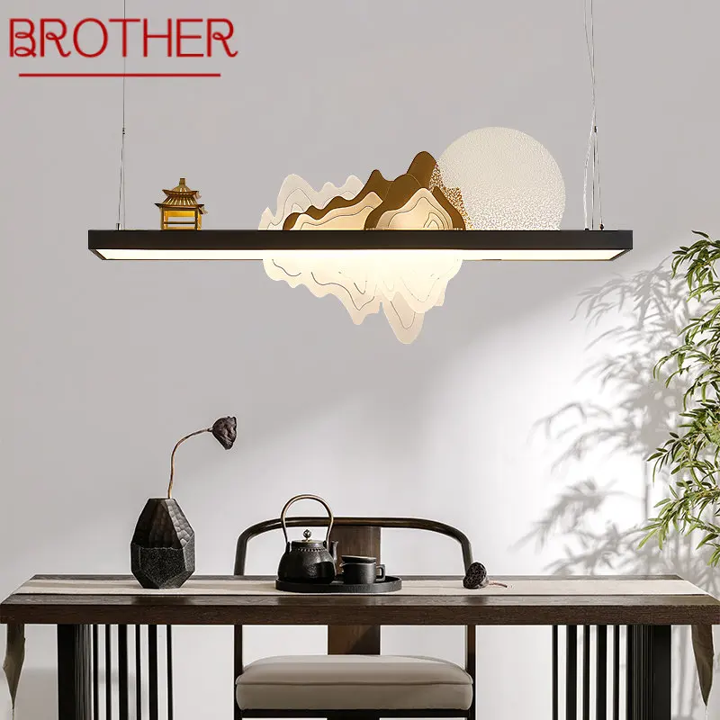 BROTHER Chinese Style Pendant LED Lamp Creative Zen Design Landscape Ceiling Chandelier For Home Tea House Dining Room Decor
BROTHER Chinese Style Pendant LED Lamp Creative Zen Design Landscape Ceiling Chandelier For Home Tea House Dining Room Decor