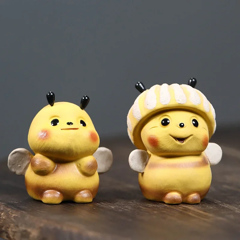 Little Bee Table Decoration, Yixing Purple Clay Tea Pet Ornament, Handmade Creative Tea Play, Nourishing Tea Set Accessories
Little Bee Table Decoration, Yixing Purple Clay Tea Pet Ornament, Handmade Creative Tea Play, Nourishing Tea Set Accessories